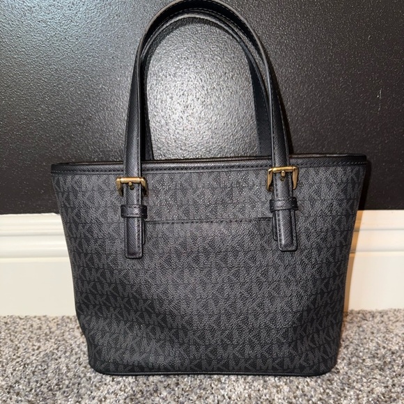 Michael Kors MK logo mini tote with logo crossbody strap - Picture 5 of 12